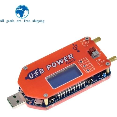 DP3A Digital display USB adjustable power module DC 1-30V 15W QC 2.0 3.0 FCP Quick charge laboratory power supply regulador