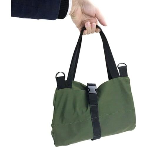 48x29x5cm Hanging Toolbag Portable Car Tool Roll Up Bags Canvas Storage Pouch Tools Tote Sling Holder Back Seat Organizer