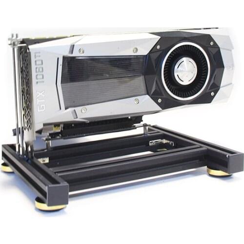 Graphics bracket DIY external video card base notebook desktop graphics card external holder Aluminum alloy