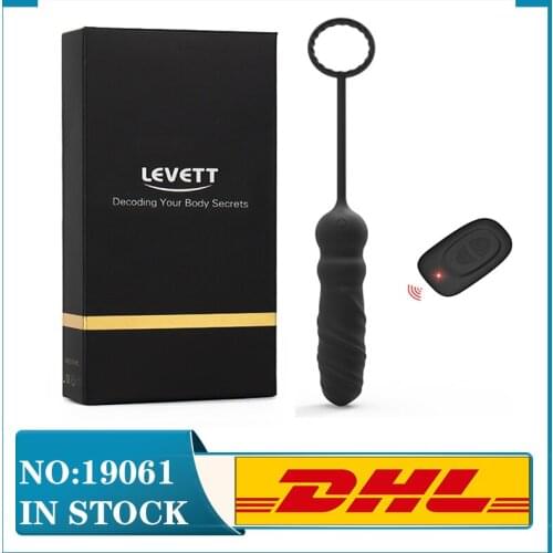 New LEVETT Male Prostate Massager Vibrator Penis Cock Ring Hook Butt Plugs Wireless Remote Adult Erotic Sex Toys For Men Women