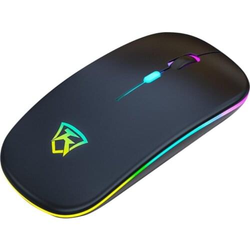 Breathing Lights RBG game Mouse Wireless 2.4G Ergonomic Mute Rechargeable LED Backlit Gaming Mouse for PC Laptop