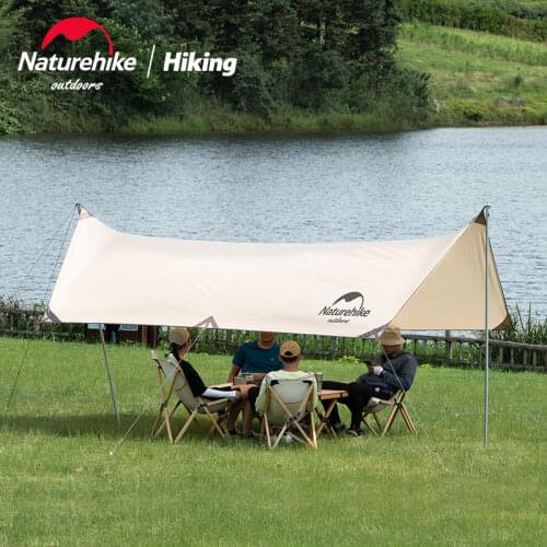 Naturehike Girder Shelter Sunscreen Canopy 4-6 Persons Family PU 3000+ Waterproof Awning Tarp Tent