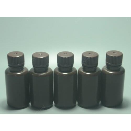 New Brown Plastic Bottole ,60ML Armber PET Reagent Bottle,Lab Reagent Bottle,Heavy Wall, Lab Plastic Ware,5PCS/LOT