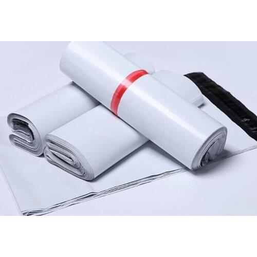 Wholesale larger size 45*60cm Poly Mailers Envelopes Shipping Bags White Plastic Self Seal Mail Express Bag for big cloth
