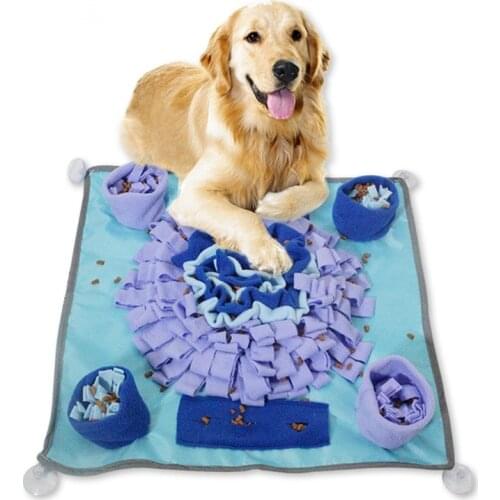 Washable Foraging Smell Training Puzzle Toy Pets Dogs Stress Relief Trainings Blanket Pet Sniff Pad Cat Dog Slow Feeding Mat