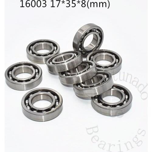 16003 17*35*8 mm 1Piece bearing 16003 chrome steel deep groove bearing