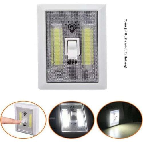 With magnetic LED COB switch cabinet light wall light, night light, camping light, car tail box light, indoor emergency lighting
