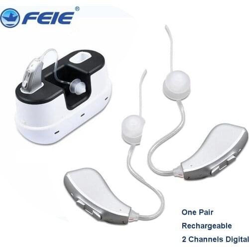 MY-33 Rechargeable Mini Hearing Aid Sound Amplifiers Wireless Ear Aids for Elderly Moderate to Severe Loss Drop Shipping