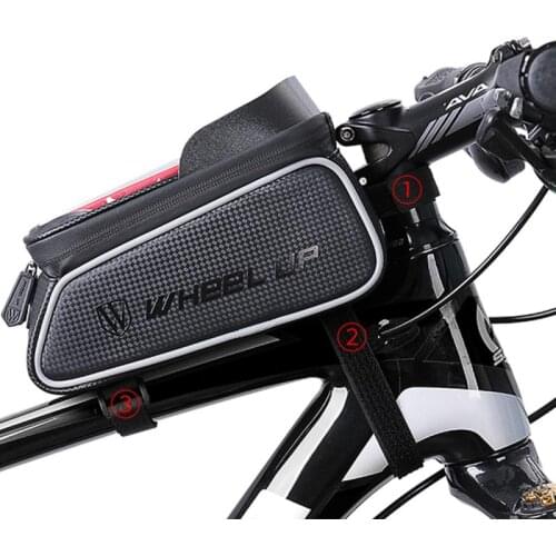 Bicycle Bag Waterproof Cycling Front Frame Bag Mountain Bike Top Tube Pouch Touch Screen Phone Case For Bicycle Bike Accessories