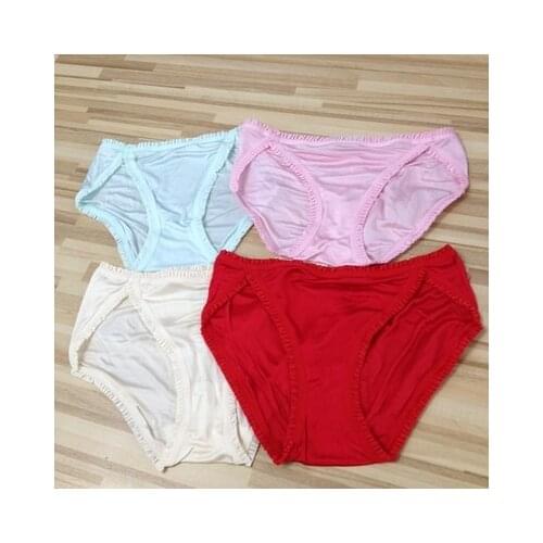 1pcs LITTLE GIRL YOUNG GIRL underwear Women Panties knit silk briefs ropa interior femenina string