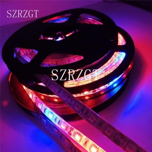 5M Waterproof 5050 Grow LED Flexible Strip Tape Light 3 / 4 / 5/6/7/8 Red 1 Blue Aquarium Greenhouse Hydroponic Plant Grow Lamp