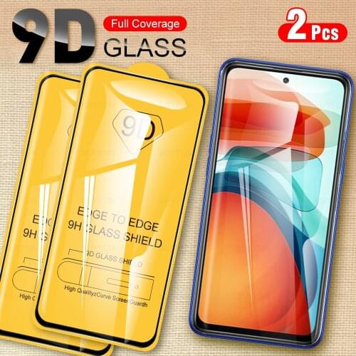 2Pcs 9D For Xiaomi Poco X3 X2 GT NFC Pro Cellphone Safety Protective Film Screen Protector tempered glass full coverage On xiomi