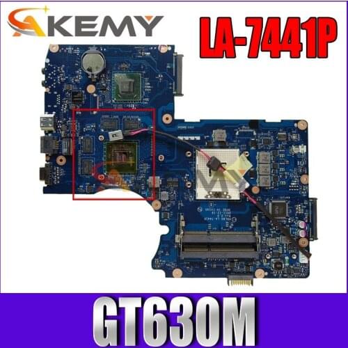 Akemy PBL80 LA-7441P REV:2.0 Laptop motherboard for ASUS K93SV K93SM K93S K93 Test original mainboard GT630M