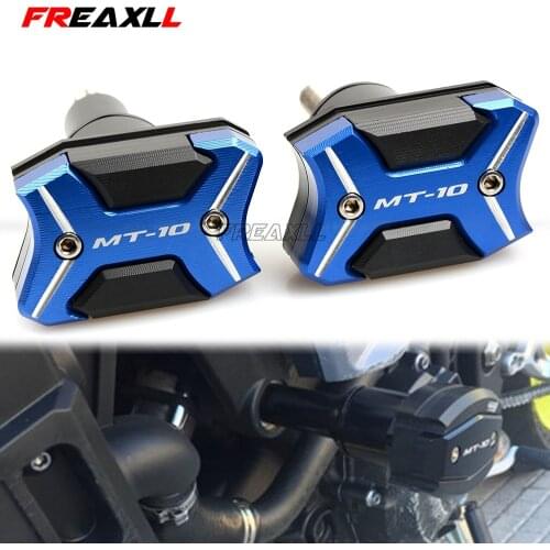 Motorbike Accessories Aluminum Engine Guard Pad Frame Crash Pad Engine Case Sliders Protector For Yamaha MT10 MT 10 MT-10 2016