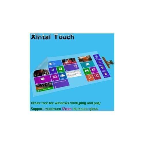 Free Shipping! 32 inches Interactive Touch Foil,multi 4 points touch foil film,touch film side tail