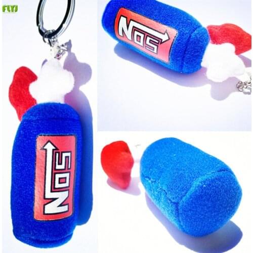 Nos bottle keychain Car motorcycle Keychain turbo llaveros abarth lavero moto Key ring For BMW e46 TRD sline toyota alfa romeo