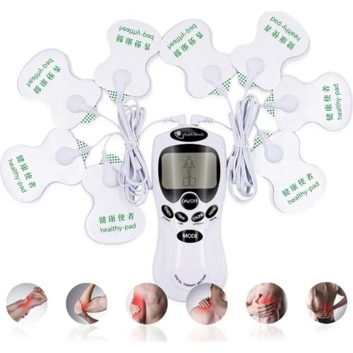 Pulse Tens Acupuncture Electric Body Massage 8 Models Digital Therapy Machine 4Pads Electrical Muscle Stimulator Full Body Relax