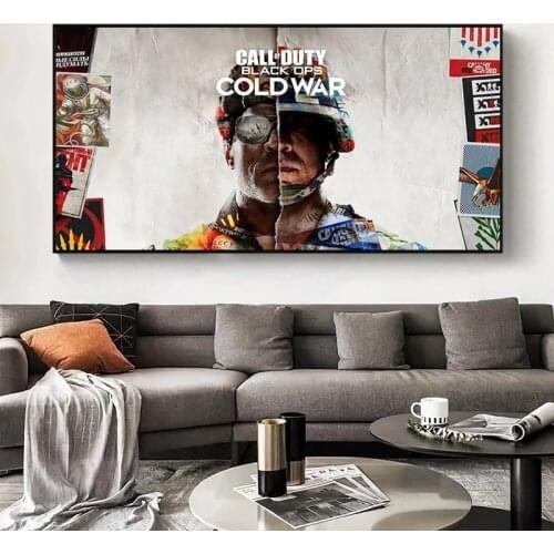 Classic Popular Game Canvas Painting Black Obs Cold War Posters and Prints Cuadros Wall Art Pictures for Living Room Home Decor