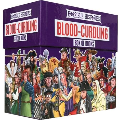 6-12 year 20 book/set Horrible Histories Blood-Curdling Children English picture story books Illustrated history story books