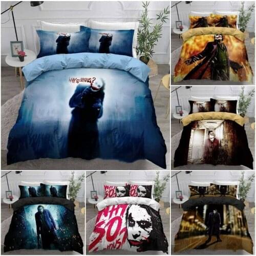 Joker Home Textile Pillow Case 3D Bed Linen Duvet Covers Comforter Bedding Sets Bed Set Home Decor Bedding