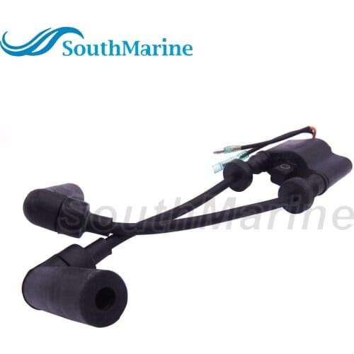Boat Motor 6F5-85570-12 6F5-85570-13 Ignition coil for Yamaha Outboard Engine 15HP 20HP 25HP