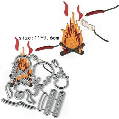 Sirius BBQ Barbecue line up Metal Cutting Dies DIY Scrapbooking Embossing Craft Die dies scrapbooking nouveau arrivage 2021