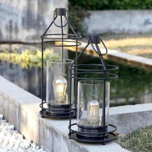 Minimalist Portable Candle Holder Patio Hanging Desktop Tea Light Decorations Classic Candles Display Stand Wax Candles