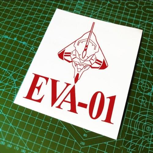 Car Styling and Decals Motorcycle Helmet Race DIY Laptop Guitar Case Sticker for EVA01 Classic Cartoon Anime Robot