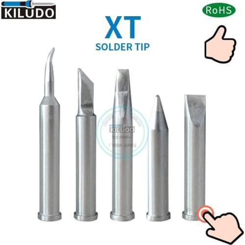 KILUDO 5pcs Durable Soldering Iron Tips XTX XTKN XTM XTO XTE XT Soldering Tips Ffor weller WSD121 WXP 120/ WP 120 Solderin