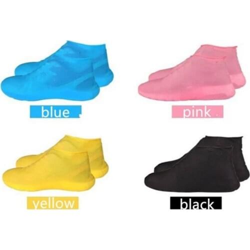 Anti-slip Latex Shoe Covers Reusable Waterproof Rain Boot Overshoes Shoes UD88