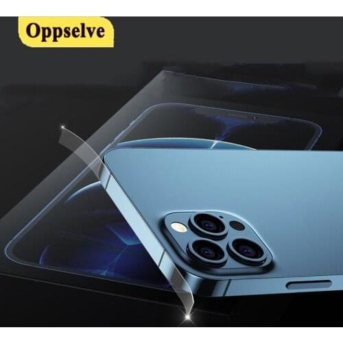 For iPhone 12 Pro Max Ultra-thin Sticker Clear Matte Phone Side Film Frame Protective Hydrogel Film Sticker For iPhone 12 Series