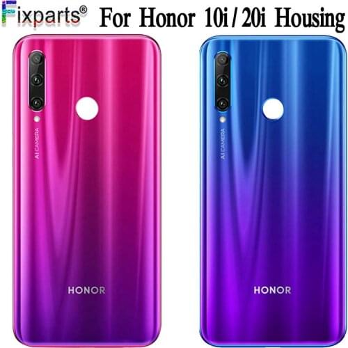 For 6.21" Huawei Honor 20 i Back Battery Cover Honor 10i 20i Rear Door Housing Case For Honor 10i Back Cover Replacement