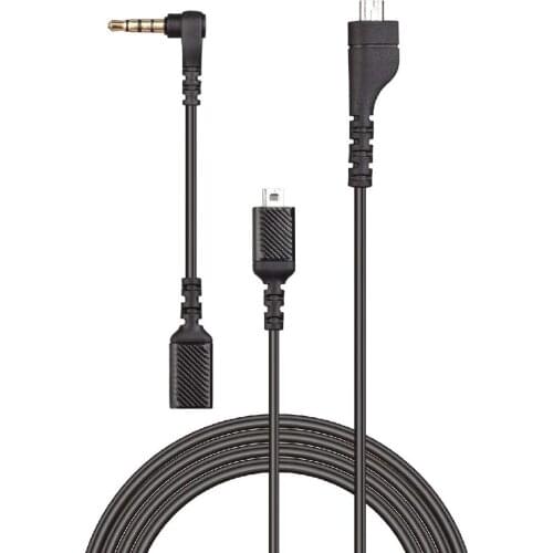 New Replacement Sound Card Audio Cable for Steelseries Arctis 3 5 7 Headphone Audio 7PRO Adapter Cable Converter Line Cord