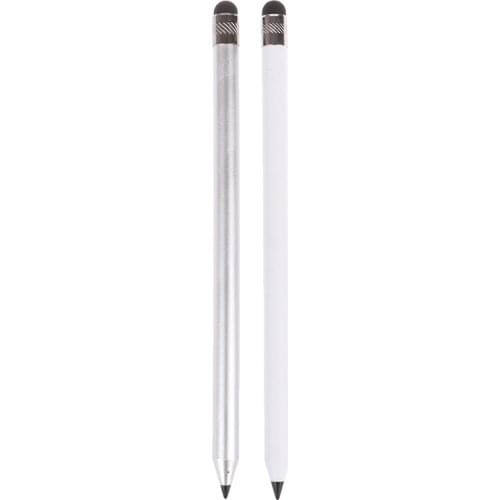 1Pcs 16.2cm/6.38" Good Quality Dual Head Touch Screen Stylus Pencil Capacitive Capacitor Pen For Pad Phone