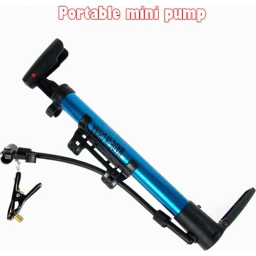 1PC High Quality Mini Portable Bicycle Pump For Cycling Inflatable Pump & Mountain Bike Aluminum Alloy High-pressure Pump