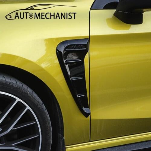 Side Air Vent Fender For Car Side Vents Air Flow Cover Trim Shark Gill Intake Decorative Sticker Car Modified Accessories