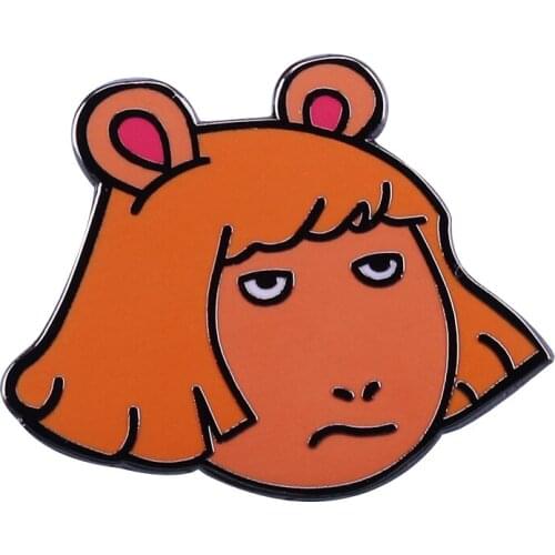 D.W. Read Arthur brooch funny cute cartoon gift for girls kids