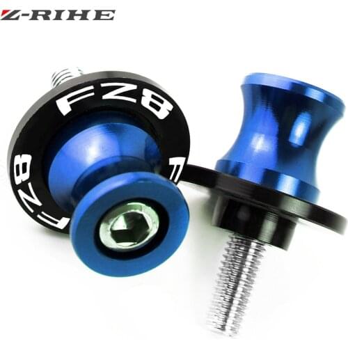 For Yamaha FZ8 N/S 2010 2011 2012 2013 2014 -2015 6mm Swingarm Stand Screws CNC Motorcycle Accessories Swing Arm Spools Sliders