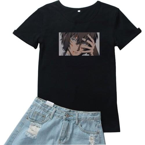 Anime Boy Graphic T Shirt Women Fashion Japan Anime Tee Shirt Femme Short Sleeve Women Tshirt Tops Cotton Loose T-shirts Women
