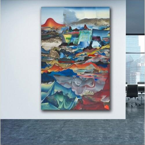 Printing Indian Batweed-for-Romanov Abstraction Painting Wall Art Picture Home Decor Living Room Modern Canvas Print Paintings