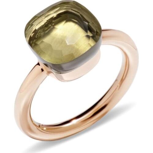 Classic Candy Style Ring 22 Kinds Of Color Green Red Blue Crystal Wedding Rings For Women Party Fashion Jewelry(DJ1120)