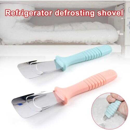 Kitchen Clean Gadget Portable Useful Fridge Defrosting Shovel Stainless Steel Freezer Ice Scraper GQ