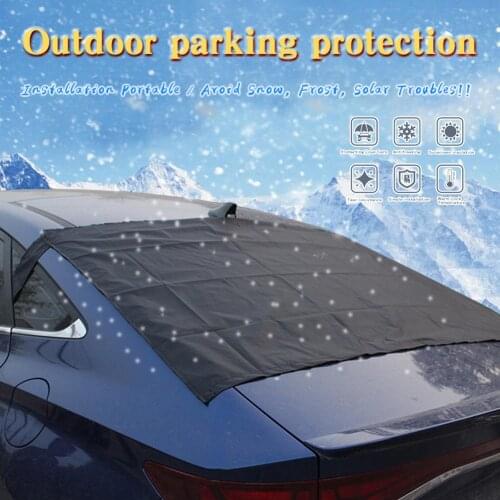 140x90CM Magnetic Car Rear Windscreen Snow Ice Shield Cover Auto Windshield Sunshade Anti-frost Universal Car Sun Protector