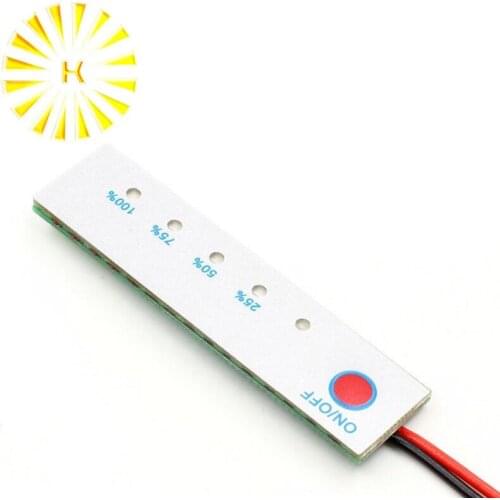 Non-Waterproof 3S Lithium Battery Capacity Indicator 12.6V Battery Power Display Board Tester Li-po Li-ion Pack LED Connector