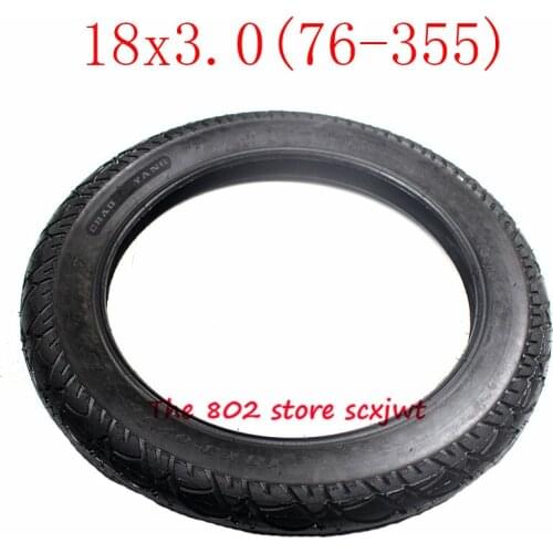 NEWEST 18x3.0 76-355 tyre inner tube fits for Electric vehicle, electric tricycle 18*3.0 Off-road tire monowheel 18 inch tyre