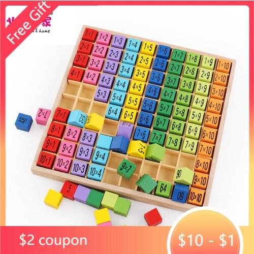 Montessori Educational Arithmetic Toys Kids Toddler Educational Homeschool Wooden Toys for Children Learning Toy for Children
