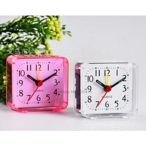 By dhl 200 pcs practical mini Clock Cartoon Alarm Clock creative cartoon alarm clock