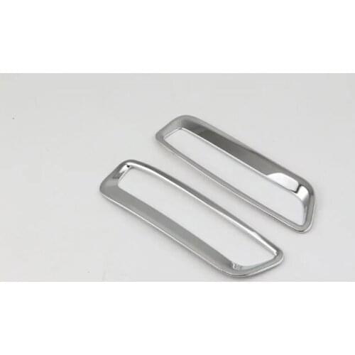 FIT For Toyota Vios 2017 FRONT HEAD FOG LIGHT FOGLIGHT LAMP CHROME COVER TRIM INSERT BEZEL FRAME STYLING GARNISH MOLDING