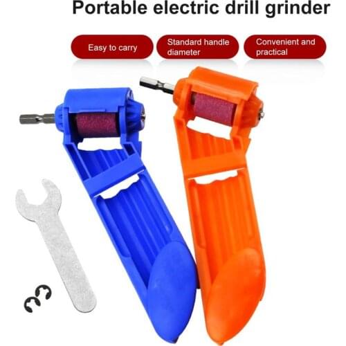 Portable Electric Drill Bit Sharpener Corundum Grind Wheel Diamond Bit Sharpening Tool Power Auxiliary Tool