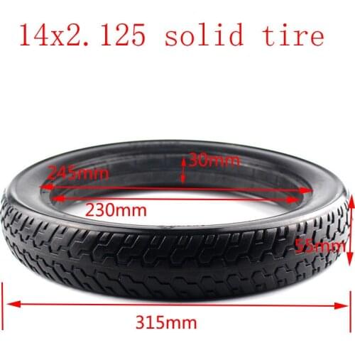 Size 14x2.125 Electric Bicycle Inflation tyre 14 * 2.125 tyre tube fits Many Gas Electric Scooters E-bike 14 inch wheel tire